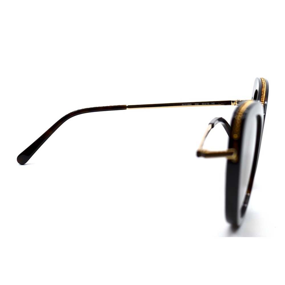 STELLA McCARTNEY SC0189s HAVANA GOLD AUTHENTIC SUNGLASSES - Picture 8 of 10